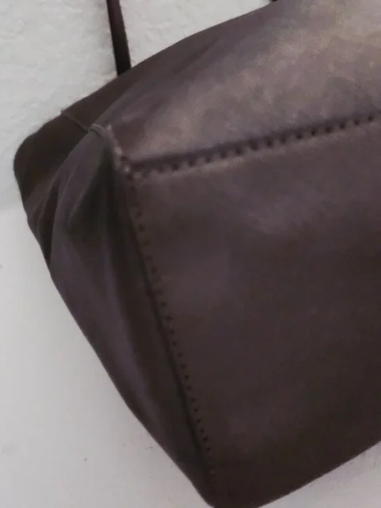 Euc Coach Madison Brown/Bronze Metallic Tote Bag Xl - Picture 13 of 15